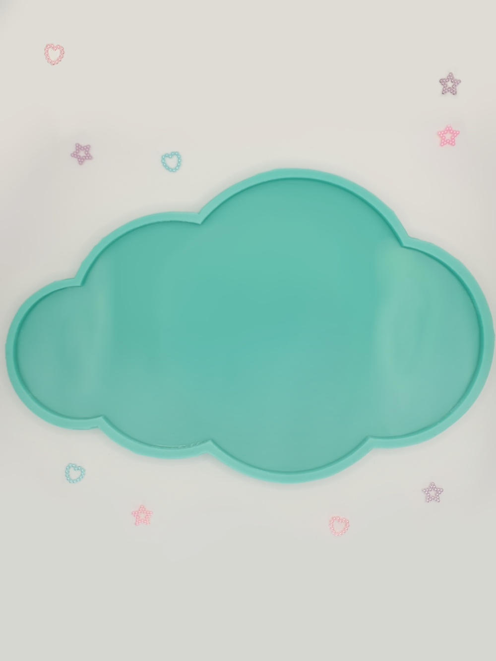 Moule en silicone nuage pour résine époxy. Décoration murale chambre d'enfant baby shower