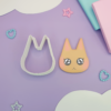Emporte-pièce chat pour pâte polymère