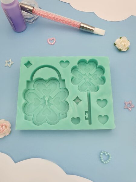 silicone mold dumpty key & humpty lock shugo chara for resin