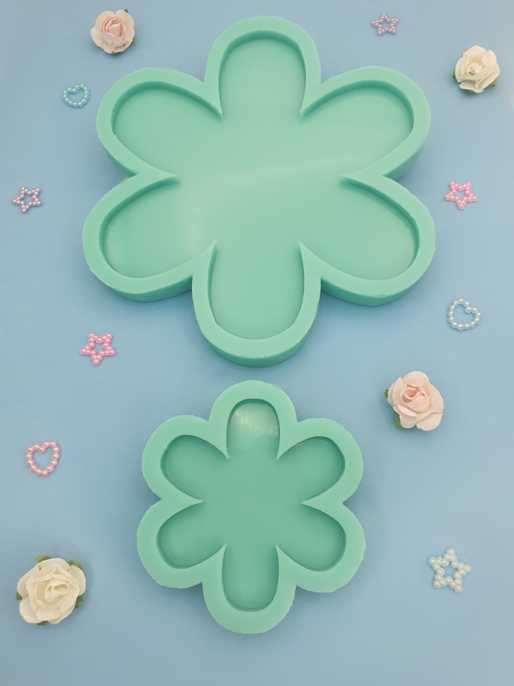 silicone mold flowers wall decoration for resin