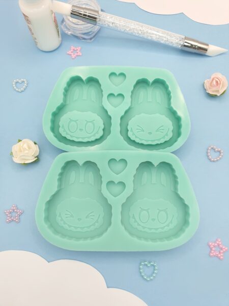 Moule en silicone labubu pour résine époxy