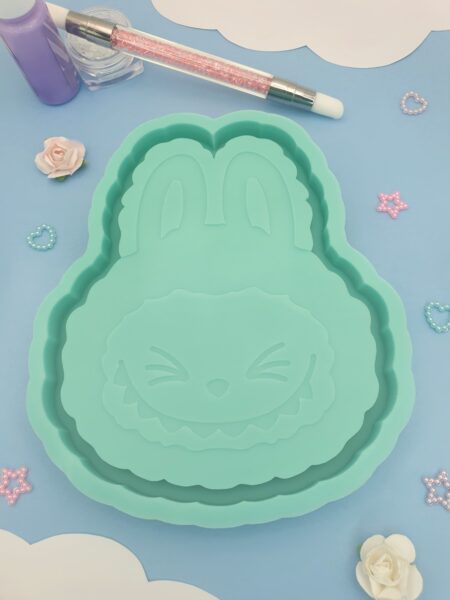 Moule en silicone plateau labubu pour résine époxy