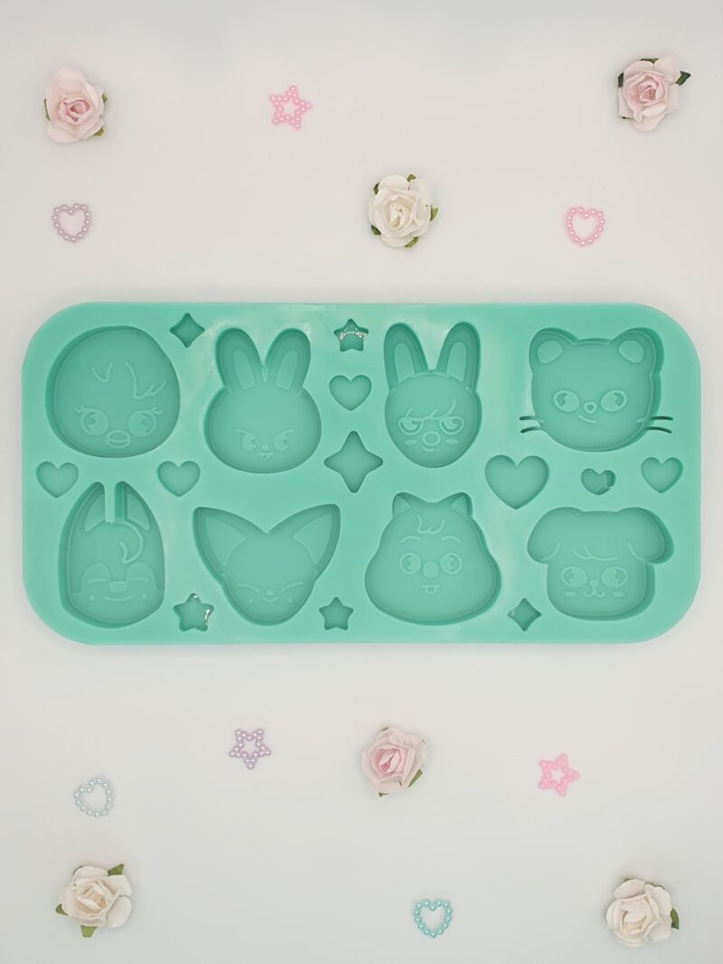 Moule en silicone kpop skzoo stray kids pour résine époxy