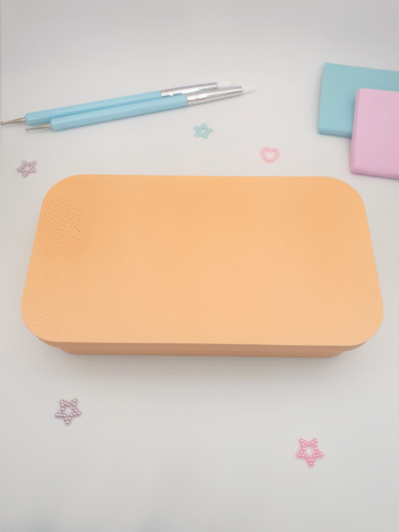 Boite fécule de mais / maizena pour les emporte-pièces pâte polymère