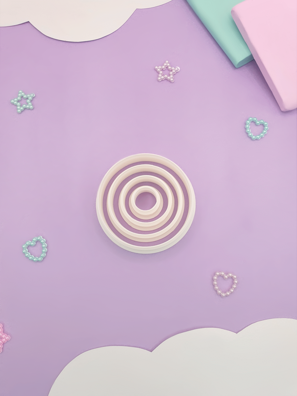 Emporte-pièce cercle pour pâte polymère