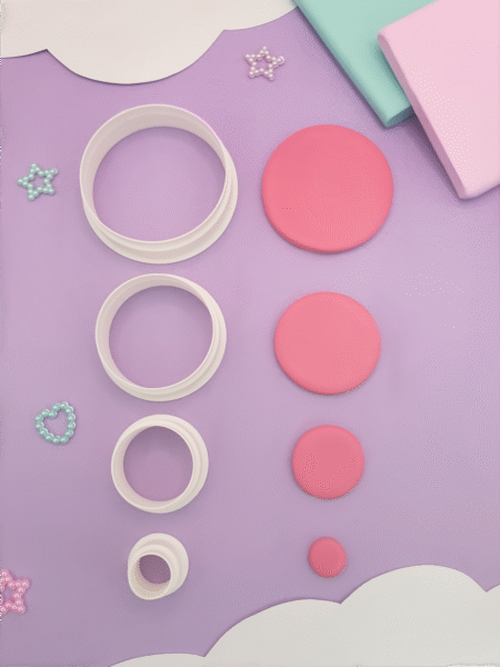 Emporte-pièce cercle pour pâte polymère