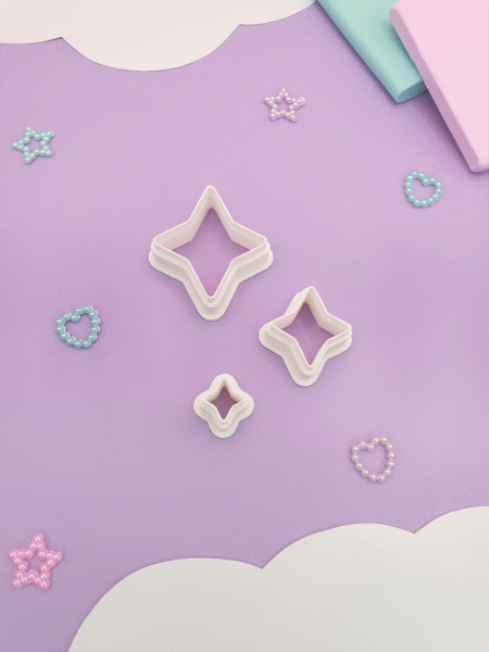 Emporte-pièce sparkle pour pâte polymère