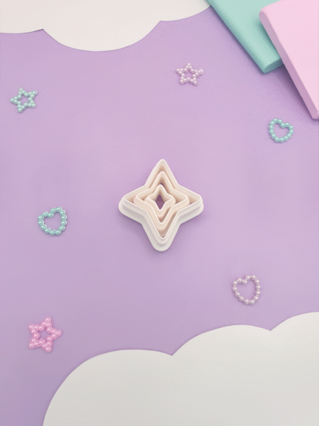 Emporte-pièce sparkle pour pâte polymère