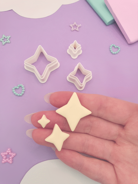 Emporte-pièce sparkle pour pâte polymère