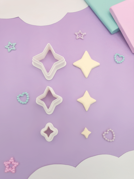 Emporte-pièce sparkle pour pâte polymère