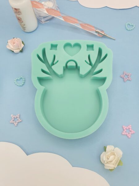 Moule en silicone boule de noel pour résine époxy