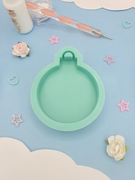 Moule en silicone boule de noel pour résine époxy