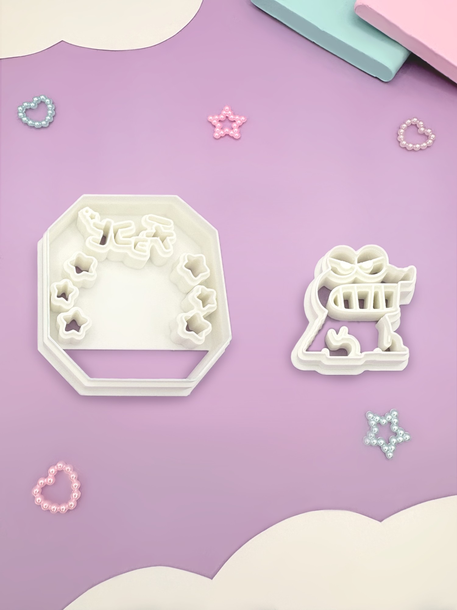 Emporte-pièce shin-chan pour pâte polymère