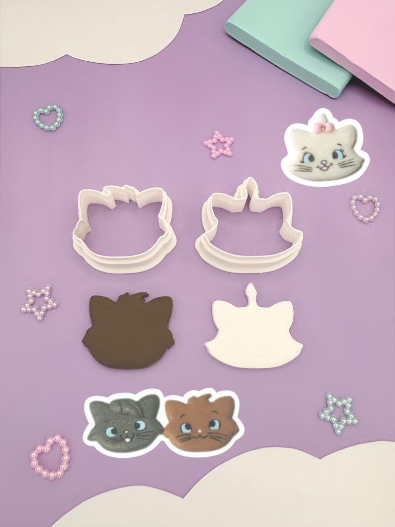 Emporte-pièce aristochat pour pâte polymère