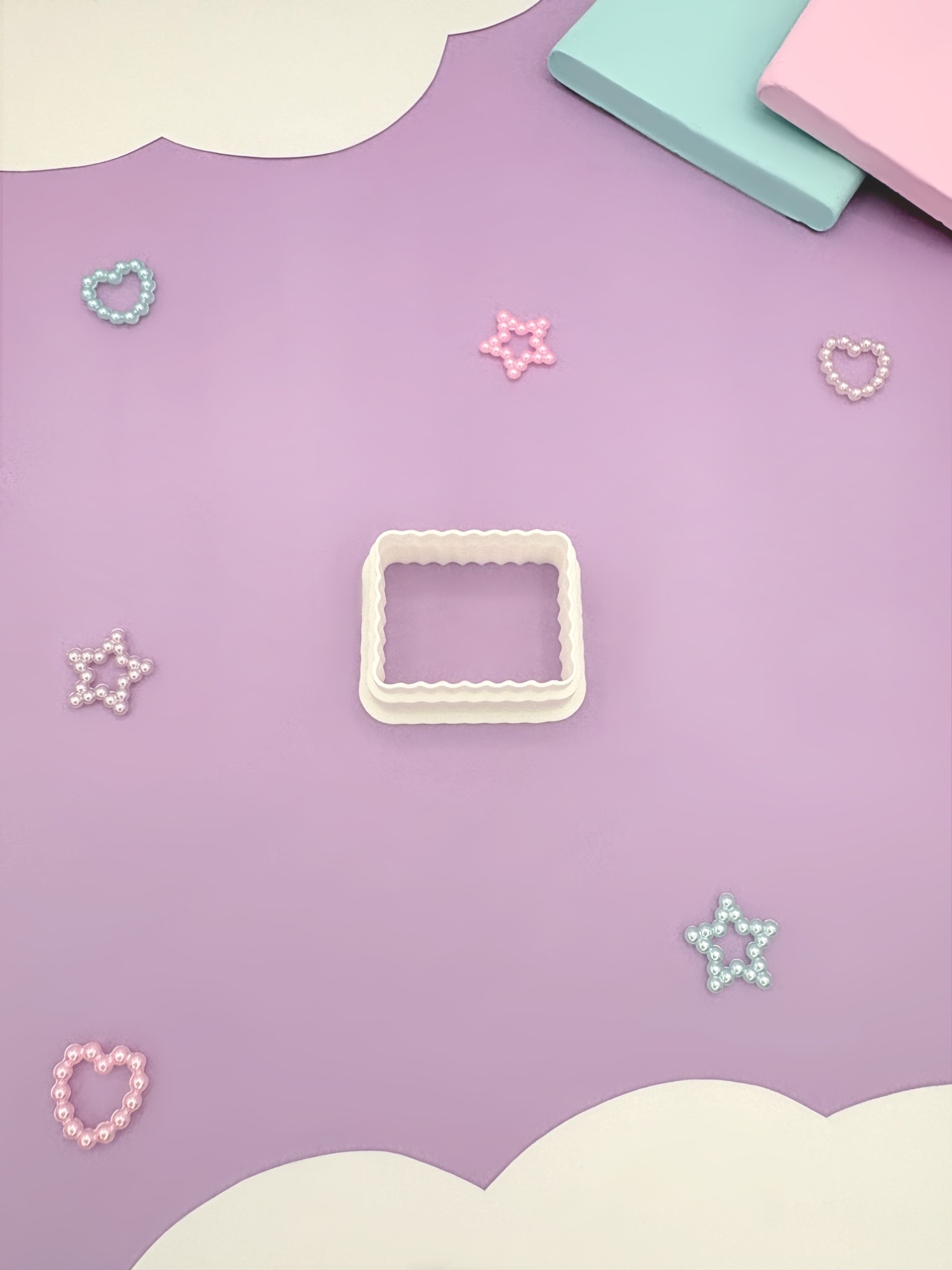 Emporte-pièce petit beurre pour pâte polymère