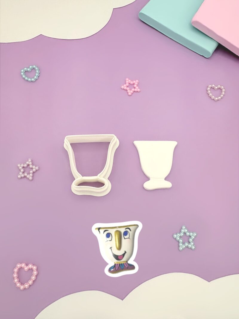 Emporte-pièce tasse zip pour pâte polymère