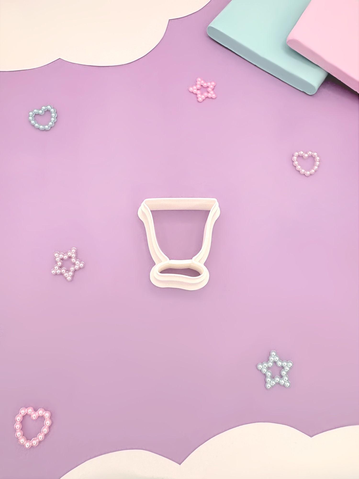 Emporte-pièce tasse zip pour pâte polymère