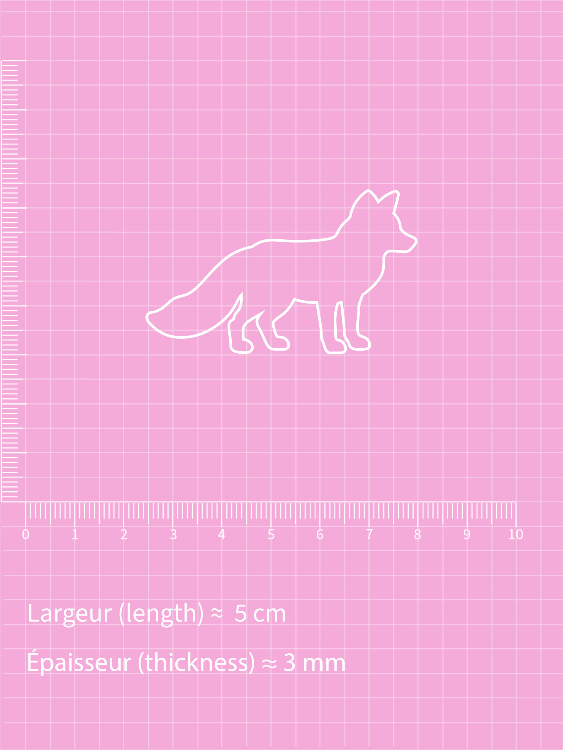 Boucles d’oreilles renards / Moule silicone sur commande – Image 4