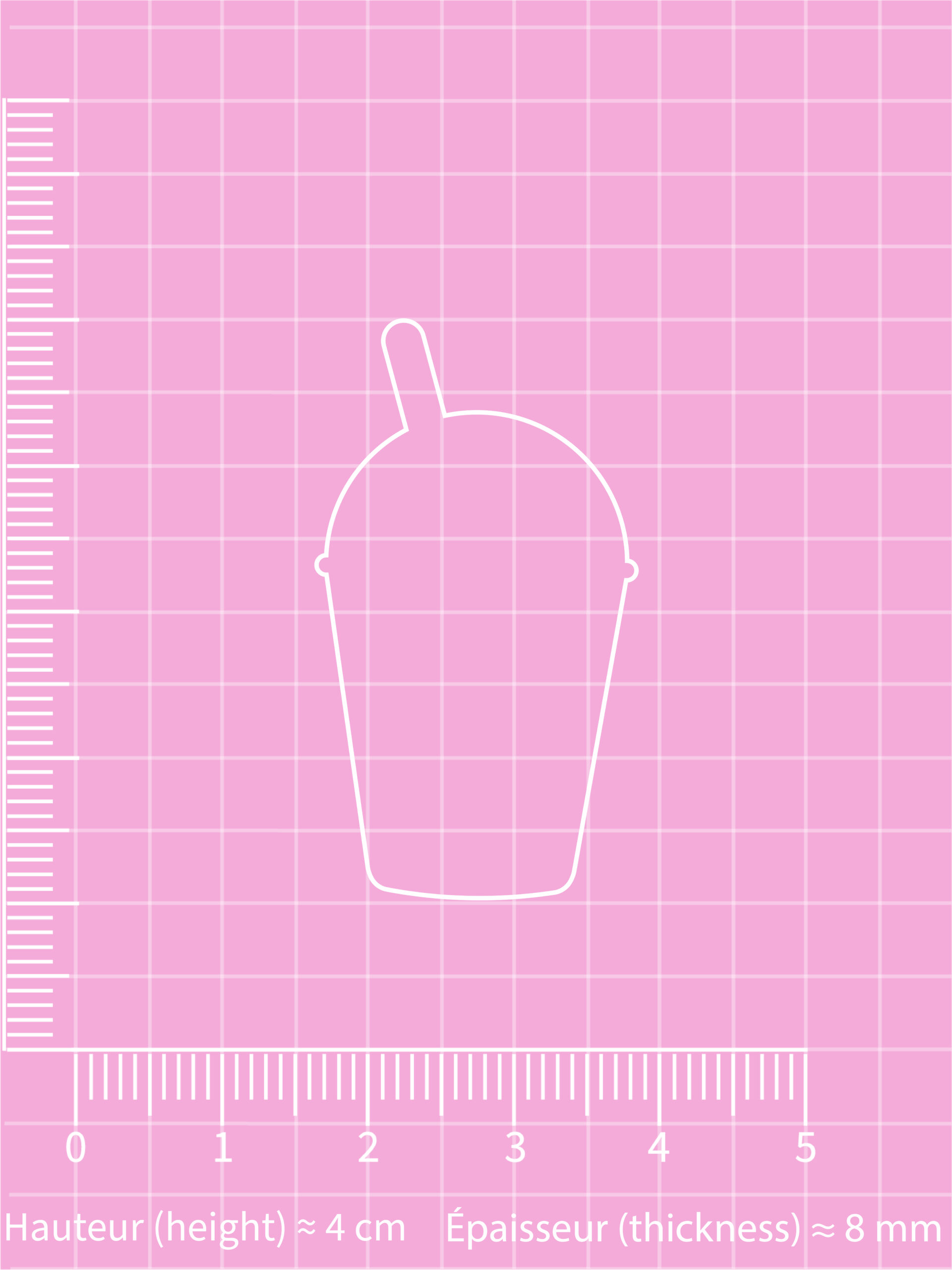 Bubble tea 3 tailles / Moule silicone sur commande – Image 4