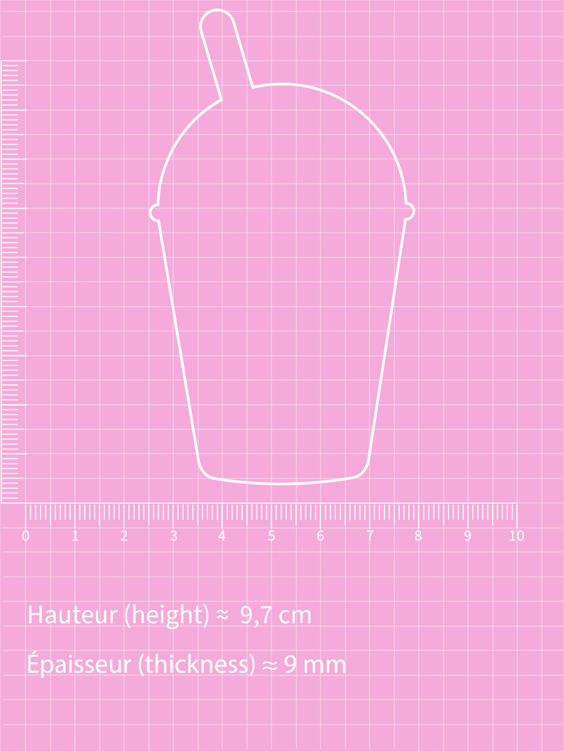 Bubble tea 3 tailles / Moule silicone sur commande – Image 6