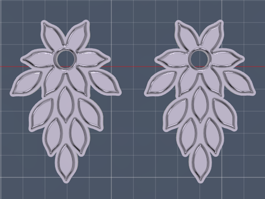 Précommande fleurs pétales suspendu inspirée Bridgerton / Moule & emporte-pièces