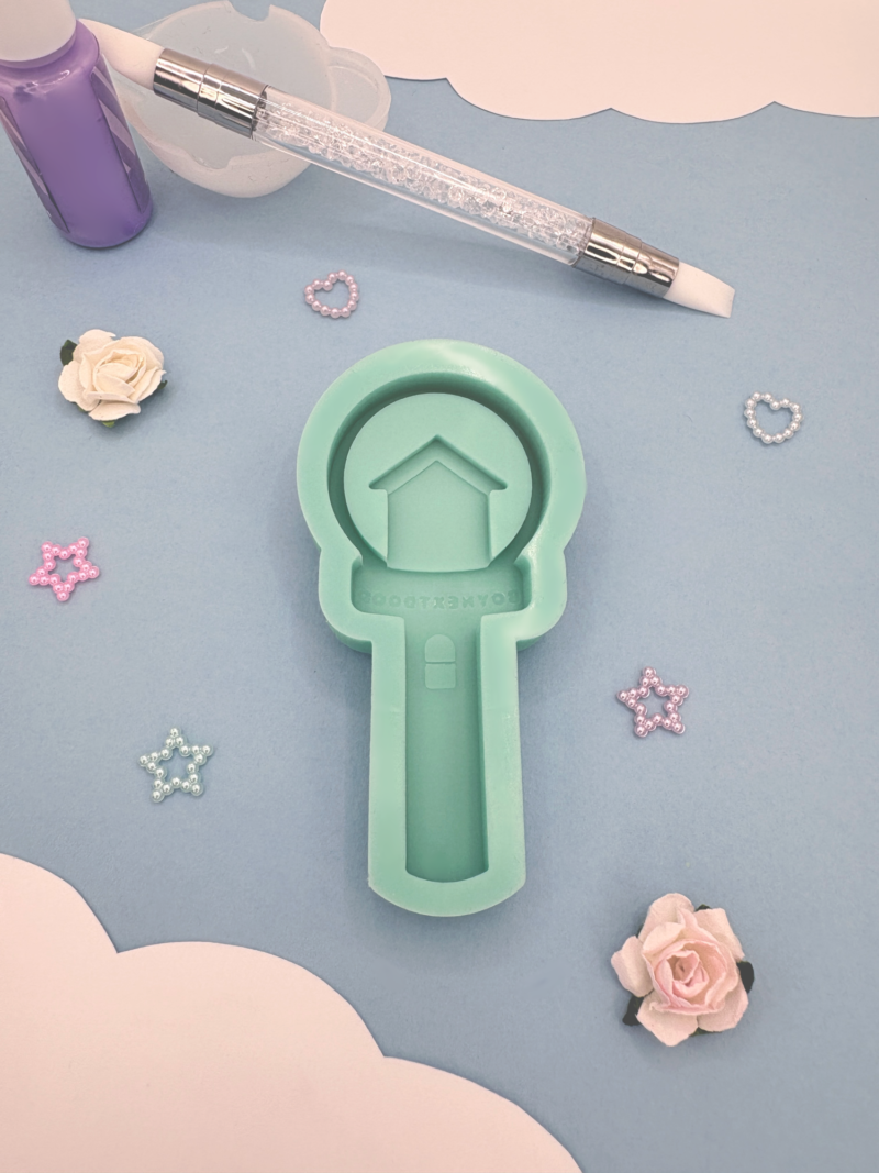 Moule en silicone lightstick boynextdoor kpop shaker pour résine époxy