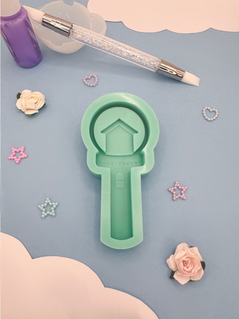 Moule en silicone lightstick boynextdoor kpop shaker pour résine époxy