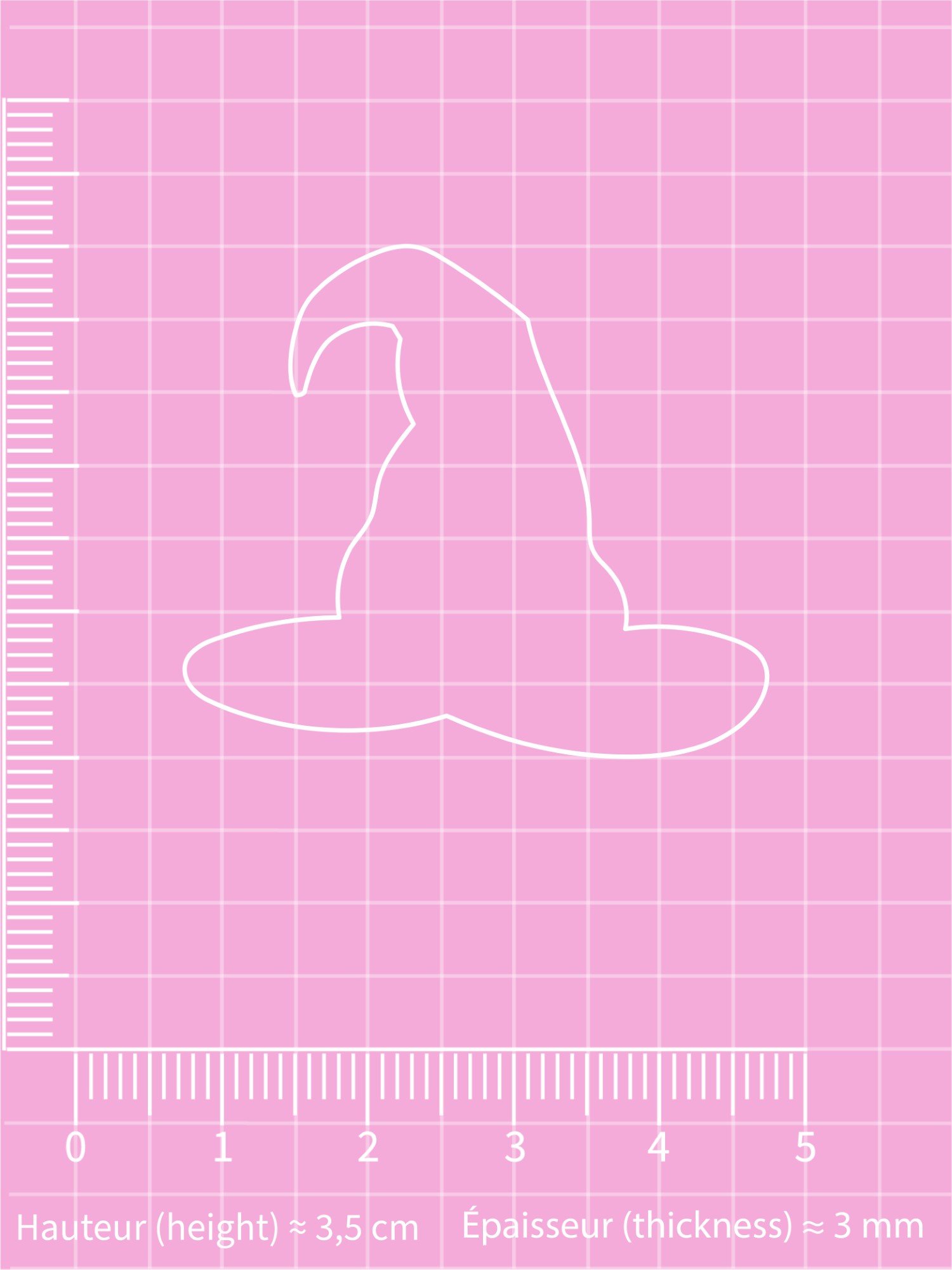 Chapeau de sorcière / Moule silicone sur commande – Image 2